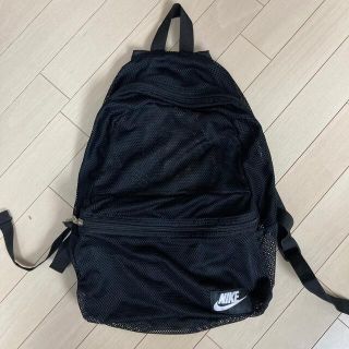 ナイキ(NIKE)のNIKE メッシュリュック ブラック　ナイキ(バッグパック/リュック)