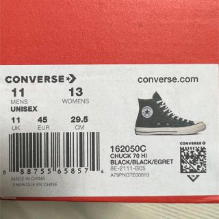 ct70  converse US10.5 29cm新品未使用stockX鑑定済