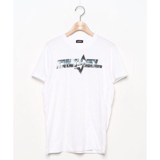 ☆DIESEL ディーゼル プリント ロゴ デザイン Tシャツ 半袖/M☆新品