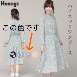 ハニーズ(HONEYS)のロングワンピース　花柄(ロングワンピース/マキシワンピース)