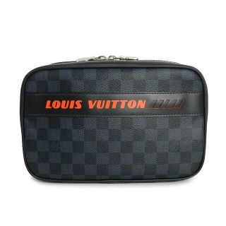 ヴィトン(LOUIS VUITTON) ダミエ メンズバッグ(オレンジ/橙色系)の ヴィトン(LOUIS VUITTON) ダミエ メンズバッグ(オレンジ/橙色系)の