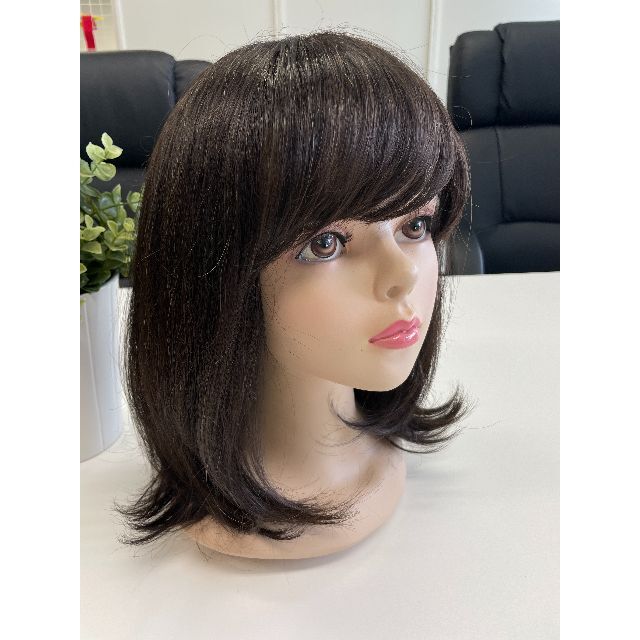 医療ウィッグ★Wigs2you HTBF-A001★人毛ミックス 手植ウィッグ レディースのウィッグ/エクステ(ロングカール)の商品写真