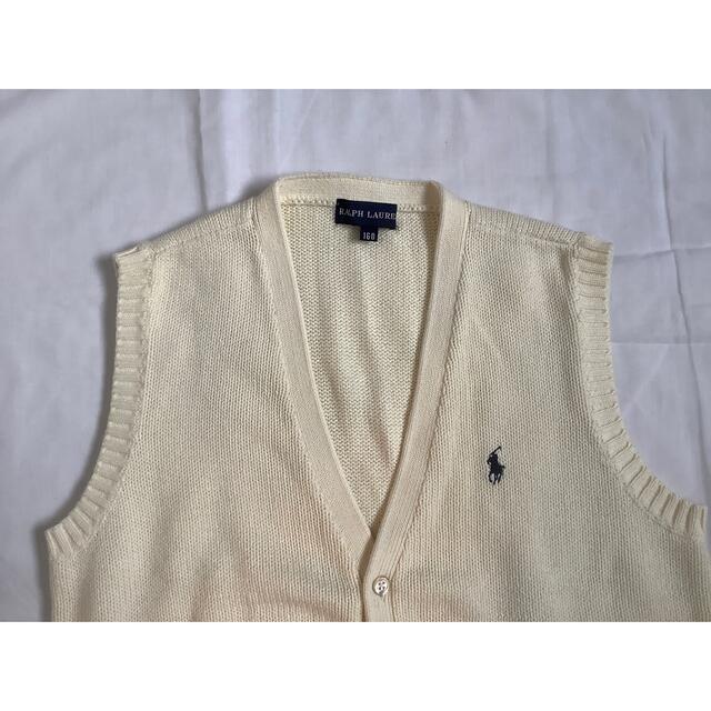 Ralph Lauren(ラルフローレン)の160センチ　ラルフローレンベスト キッズ/ベビー/マタニティのキッズ服男の子用(90cm~)(ニット)の商品写真