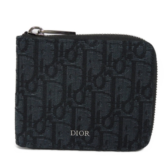 驚きの値段】 Dior - ディオール ジップウォレット ジャガード