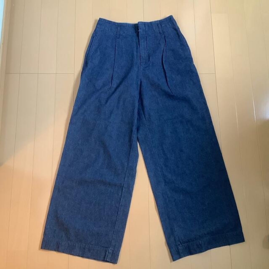値下げ❗️新品　レディース　ワイドパンツ レディースのパンツ(カジュアルパンツ)の商品写真
