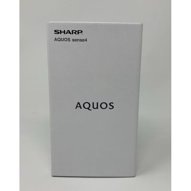 スマホ/家電/カメラ新品未使用 AQUOS sense4 SH-M15 ブラック SIMフリー