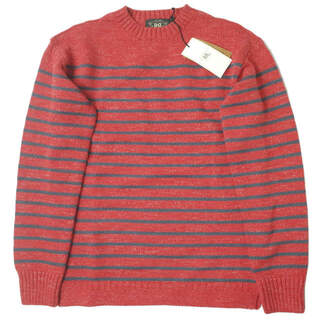 ダブルアールエル(RRL)のRRL STRIPE GUERNSEY SWEATER ボーダーニット メンズ(ニット/セーター)