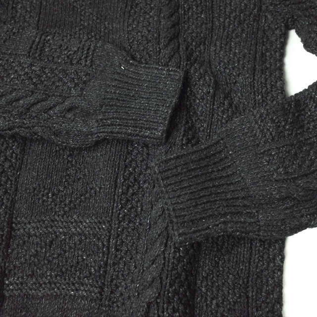 RRL MOC CABLE HAND KNIT モックケーブルハンドニット S 4