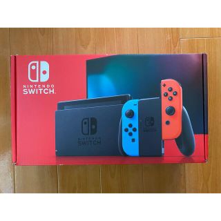 バッテリー強化版NintendoSwitchネオンレッド