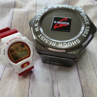 ジーショック(G-SHOCK)の【G-SHOCK】DW-6900SC 7DR 3230 ホワイトレッド スター(腕時計(デジタル))