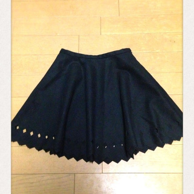 Lily Brown(リリーブラウン)のお値下げ♡カットワークフレアスカート♡ レディースのスカート(ミニスカート)の商品写真