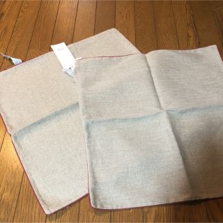 ザラホーム(ZARA HOME)のZARA HOME クッションカバー　２枚セット　新品未使用タグ付き(クッションカバー)