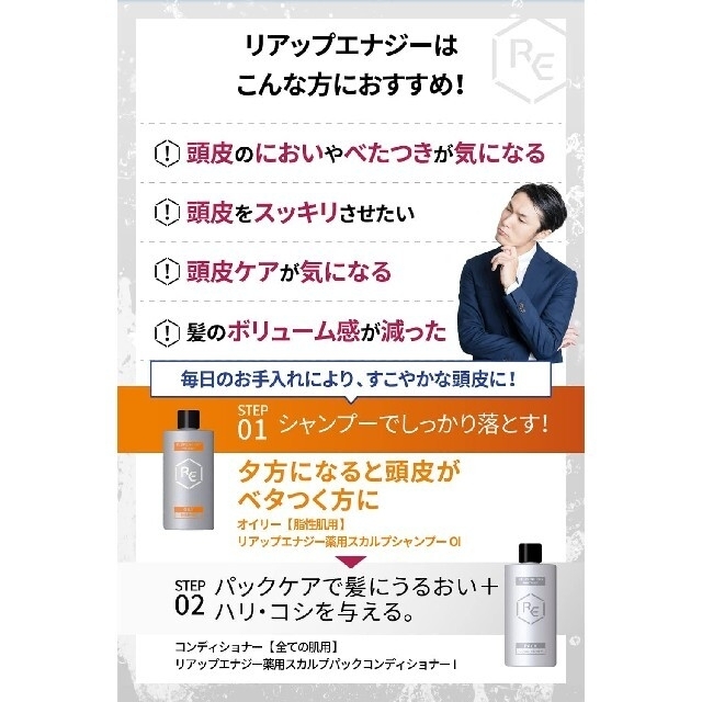 大正製薬(タイショウセイヤク)のリアップエナジー PROTECT トライアルセット＆サクセス薬用シャンプー試供品 コスメ/美容のヘアケア/スタイリング(シャンプー)の商品写真