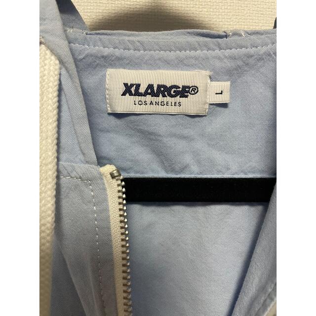 XLARGE(エクストララージ)の美中古 Lサイズ XLARGE フルジップシャツ フード エクストララージ メンズのトップス(シャツ)の商品写真