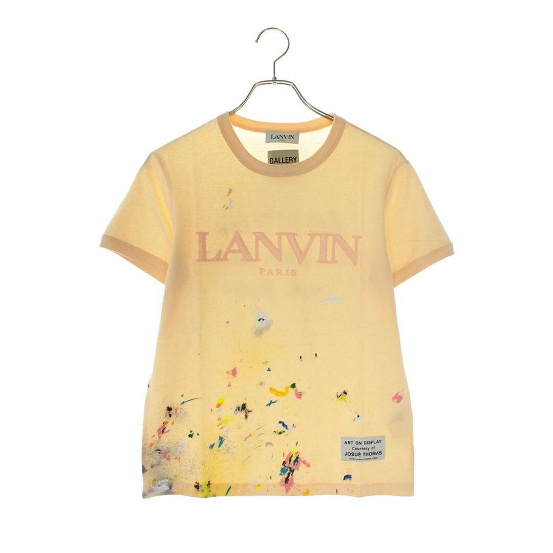 LANVIN - ランバン ×ギャラリーデプト/GALLERY DEPT 22SS RUTSG007J007P22 ペンキ加工ロゴTシャツ メンズ M
