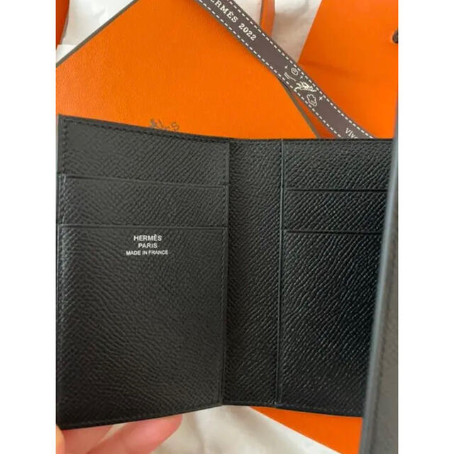 Hermes(エルメス)の【新品】ベアンコンビネ　ブラック×シルバー金具 レディースのファッション小物(財布)の商品写真