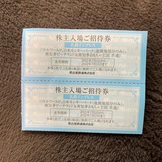 名古屋鉄道　株主優待(遊園地/テーマパーク)