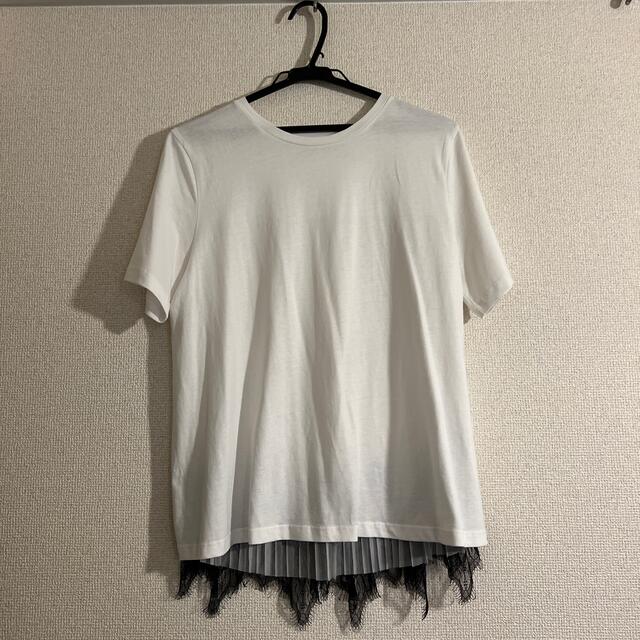 ZARA(ザラ)のZARA ZARA レースTシャツ レディースのトップス(Tシャツ(半袖/袖なし))の商品写真