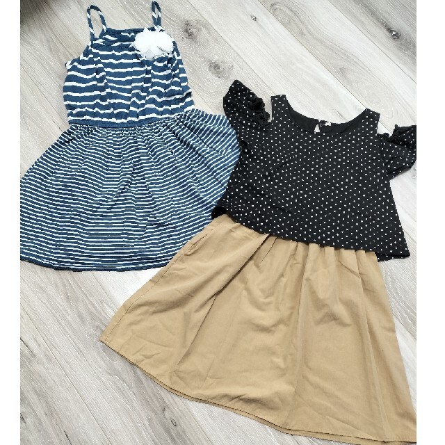 140 まとめ売り　13点 キッズ/ベビー/マタニティのキッズ服女の子用(90cm~)(ワンピース)の商品写真