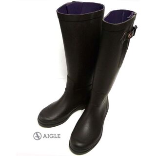 エーグル(AIGLE)のエーグル / AIGLEエーグランティーヌレインブーツ23cm(ブーツ)