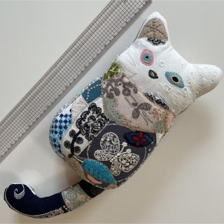 ミナペルホネン(mina perhonen)のミナペルホネン  ハンドメイド   オッドアイ ⭐猫 (*ΦωΦ)coda ㉓(ぬいぐるみ)