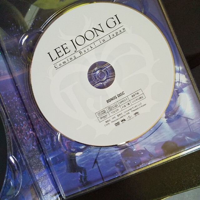 ﾚｱ★ｲ･ｼﾞｭﾝｷﾞ★DVD LEE JOON GI Coming Back! 2