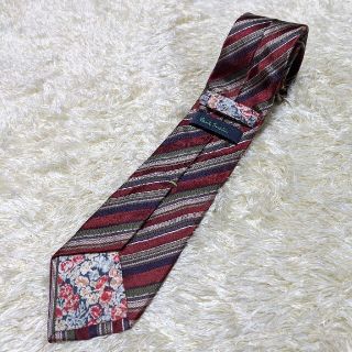 ポールスミス(Paul Smith)のPaul Smith　ポールスミス　マルチストライプ　ストライプ　花柄　ネクタイ(ネクタイ)