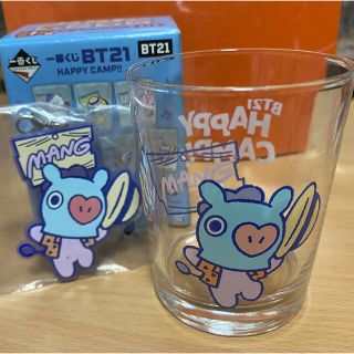 ビーティーイシビル(BT21)のBT21 一番くじ MANG グラス ラバーチャーム セット(キャラクターグッズ)