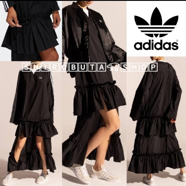 adidas♡ adidas フリル DRESS  アディダス オリジナルス ドレス ♡