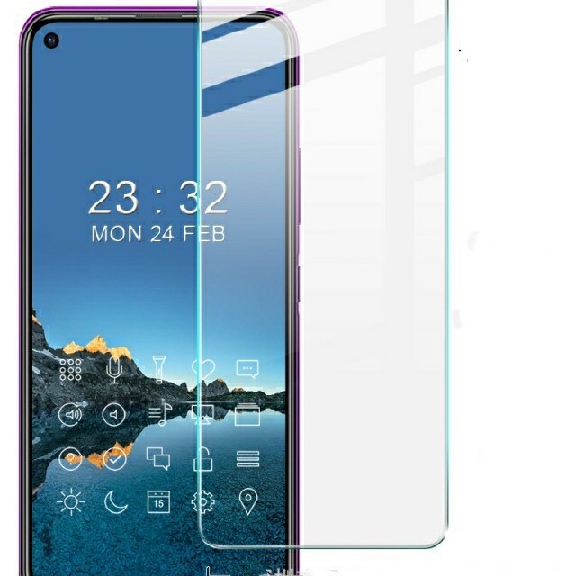 AQUOS(アクオス)の【対応機種】：AQUOS Sense4/Sense5G ブルーライト  フィルム スマホ/家電/カメラのスマホアクセサリー(保護フィルム)の商品写真