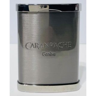 カランダッシュ(CARAN d'ACHE)の【美品】Caran d'Ache カランダッシュ携帯灰皿 ガンメタ アシュトレー(タバコグッズ)