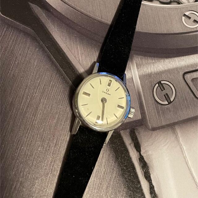 OMEGA オメガ 腕時計 レディース 自動巻き式 デイト シルバー 匿名配送
