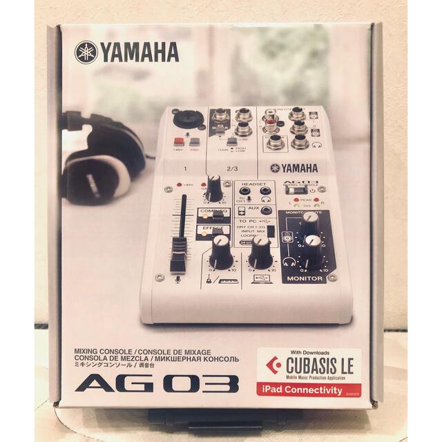 ヤマハ(ヤマハ)のYAMAHA AG03 楽器のDTM/DAW(オーディオインターフェイス)の商品写真