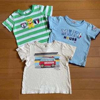 ミキハウス(mikihouse)のミキハウス　mikihouse  半袖　Tシャツ　100cm ３点セット(Tシャツ/カットソー)