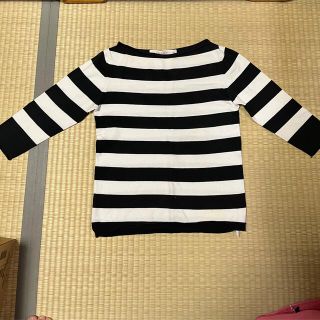 ザラ(ZARA)のZARAKNIT◆ザラ白黒ボーダー(ニット/セーター)