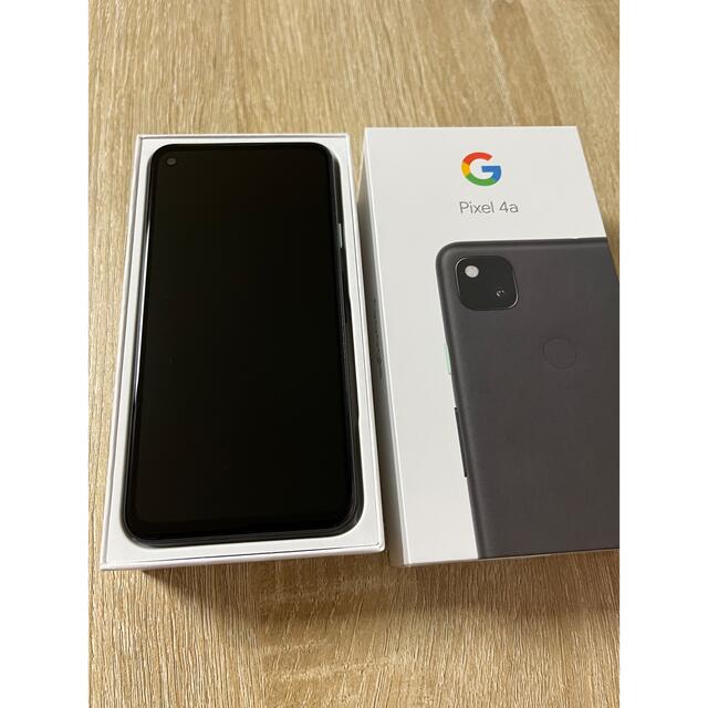 スマートフォン本体【美品】Google Pixel 4a 本体 SIMフリー 128GB 黒