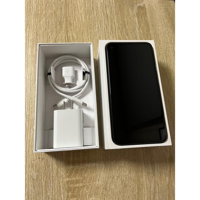 スマートフォン本体【美品】Google Pixel 4a 本体 SIMフリー 128GB 黒