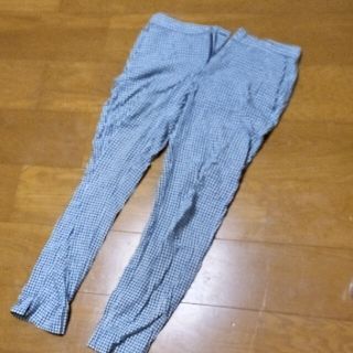 ザラ(ZARA)のZALA ザラ　カジュアルパンツ　パンツ　ギンガムチェック(カジュアルパンツ)