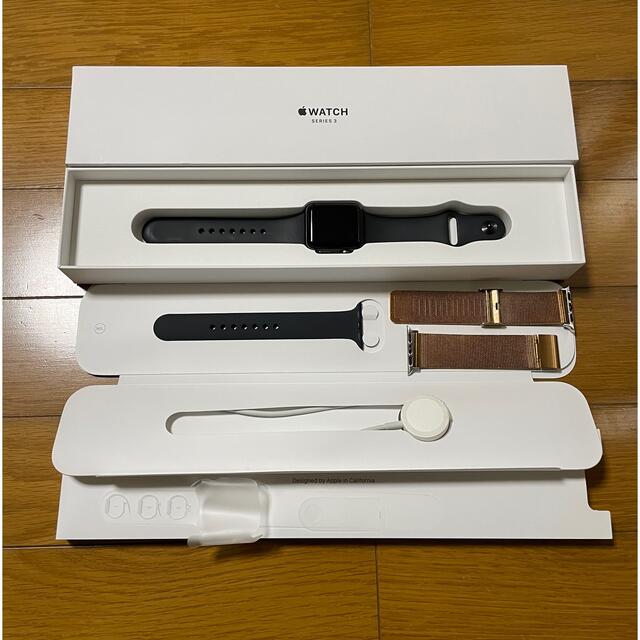 高品質 Apple 38mm Watch3 Apple - Watch 腕時計