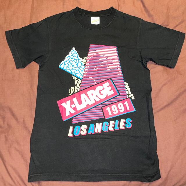 XLARGE(エクストララージ)のエクストララージ プリント ロゴ Tシャツ ブラック サイズS X-LARGE メンズのトップス(Tシャツ/カットソー(半袖/袖なし))の商品写真