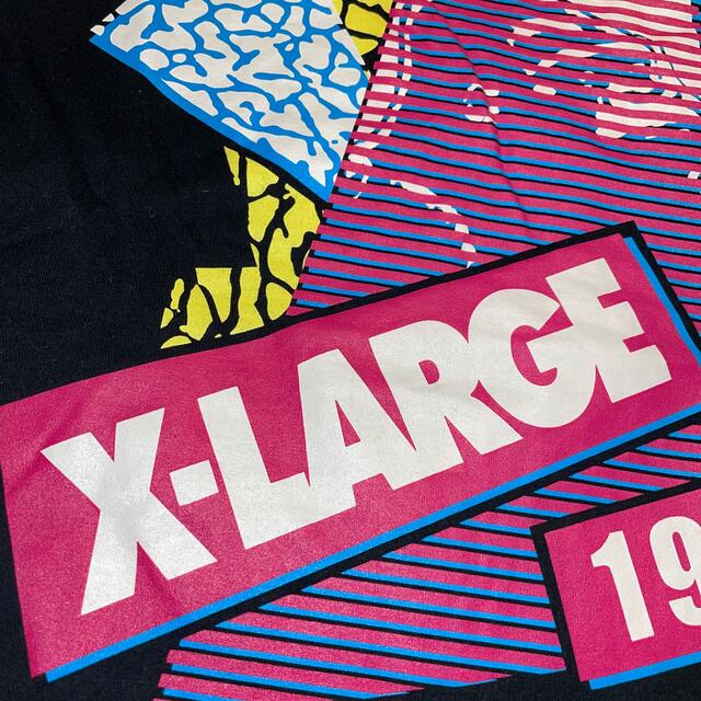 XLARGE(エクストララージ)のエクストララージ プリント ロゴ Tシャツ ブラック サイズS X-LARGE メンズのトップス(Tシャツ/カットソー(半袖/袖なし))の商品写真