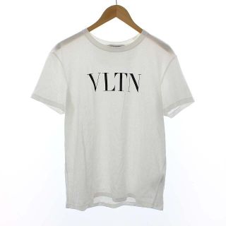 ヴァレンティノ(VALENTINO)のヴァレンティノ ヴァレンチノ VLTN Tシャツ カットソー 半袖 XS 白(カットソー(半袖/袖なし))