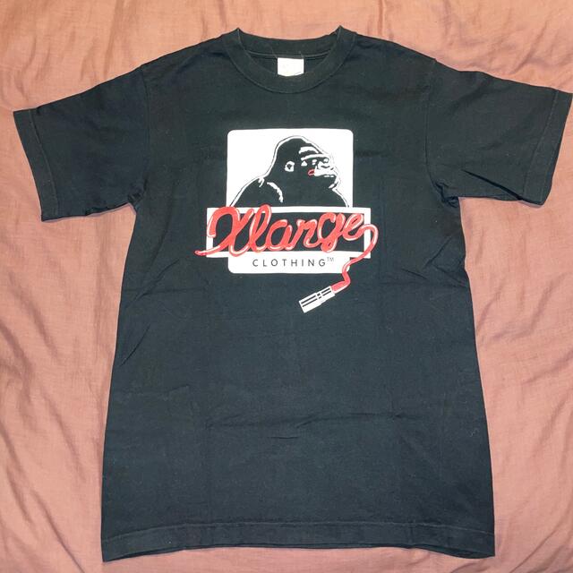 最終価格!XLARGE Tシャツ ブラック 新品 Sサイズ 指紋