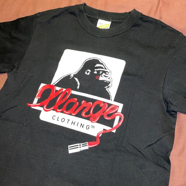 最終価格!XLARGE Tシャツ ブラック 新品 Sサイズ 指紋