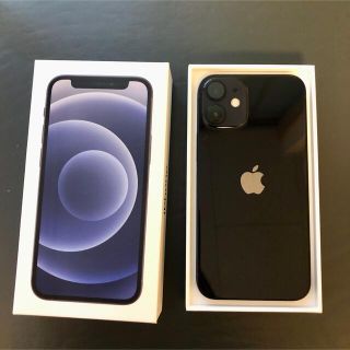 アイフォーン(iPhone)のiPhone 12mini 128gb ブラック 中古(スマートフォン本体)