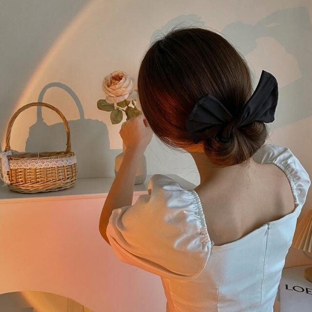 シニヨンメーカー デフトバン 髪留め 黒 お団子 ヘアアレンジ ヘア