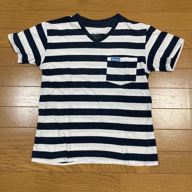 BLUE BLUE ブルーブルー ラッセル ボーダー リバーシブル tシャツ