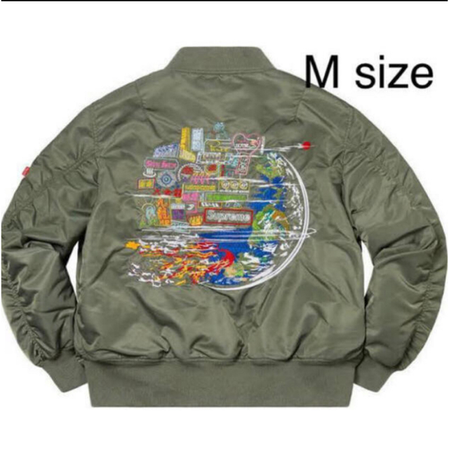 supreme globe MA-1 Mサイズ