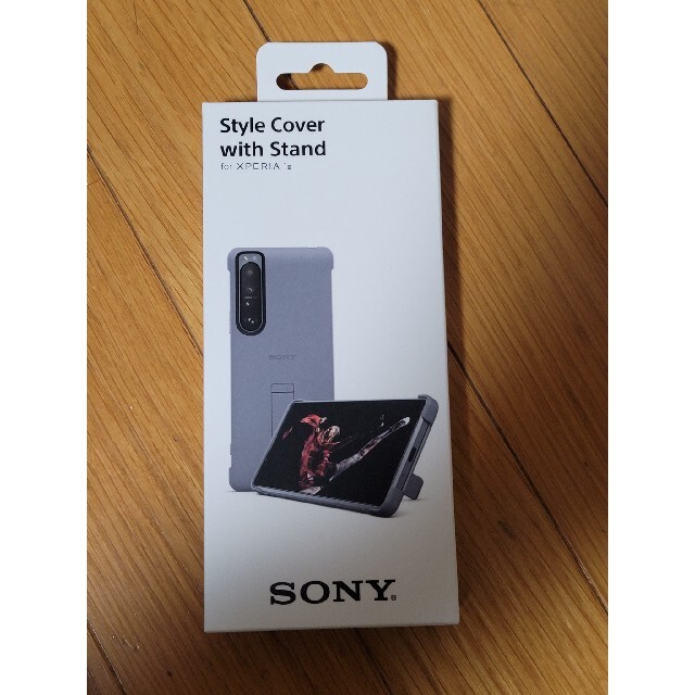 Xperia(エクスペリア)のXperia 1Ⅲ  style cover with stand  グレー スマホ/家電/カメラのスマホアクセサリー(モバイルケース/カバー)の商品写真