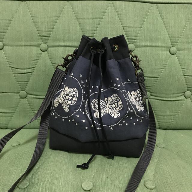 ミナペルホネン forest wing ハンドメイド ショルダーバッグ ミナペルホネン forest wing ハンドメイド ショルダーバッグ